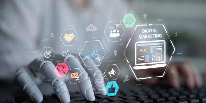 Digital marknadsföring som kombinerar innehåll annonsering och SEO